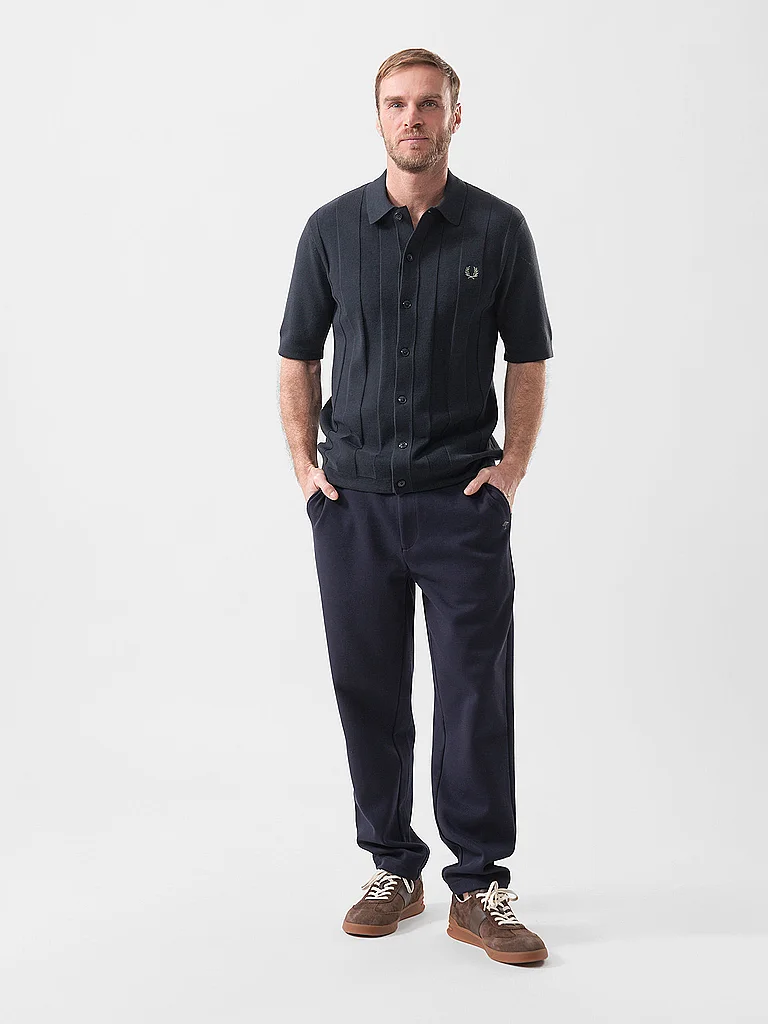 Fred Perry Herren Polo Shirt Marineblau Gr. S 10